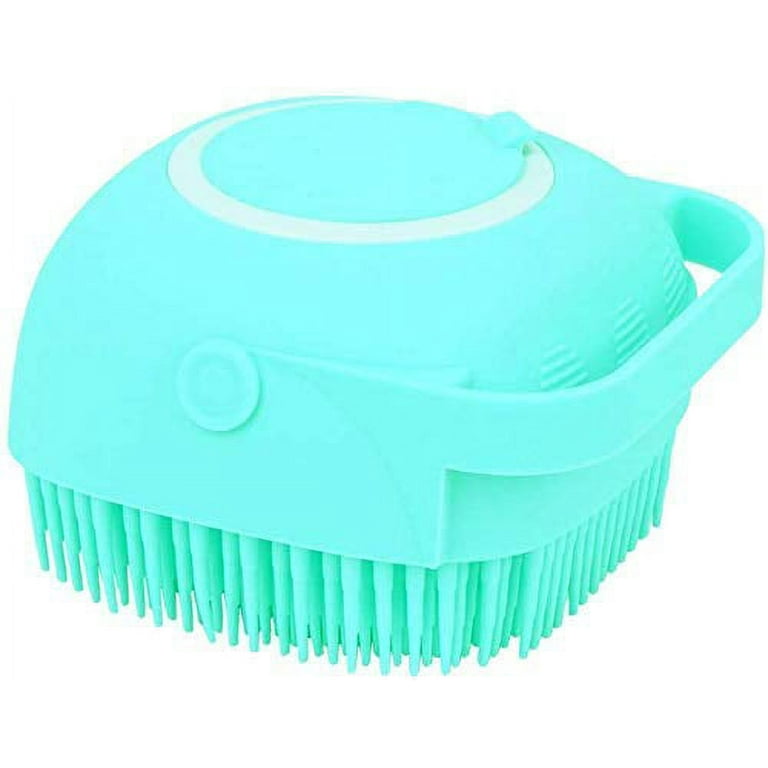 Silicon Bath Body Brush, Exfoliating Body Scurb Brush with Soap Dispenser