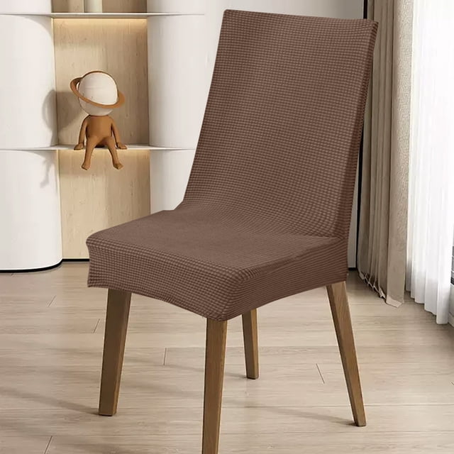 Xihbxyly Artículos para mujeres por menos de 10 dólares. Fundamentos de silla elástica cepillada color sólido, suave y cómoda, prueba de suciedad y resistente al desgaste, adecuada para sillas de com