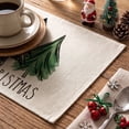 thumbnail image 5 of Smile Trees Merry Christmas Placemat for Dining Table 12 x 18 Inch Set of 4, 5 of 7