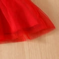 thumbnail image 5 of Byoo Toddler Girls' Patriotic Stars Stripes Tutu Dress 4th of July Bow Accent Tulle Fit-and-Flare Dresses Independence Day Clothes ，5-6 T, 5 of 9