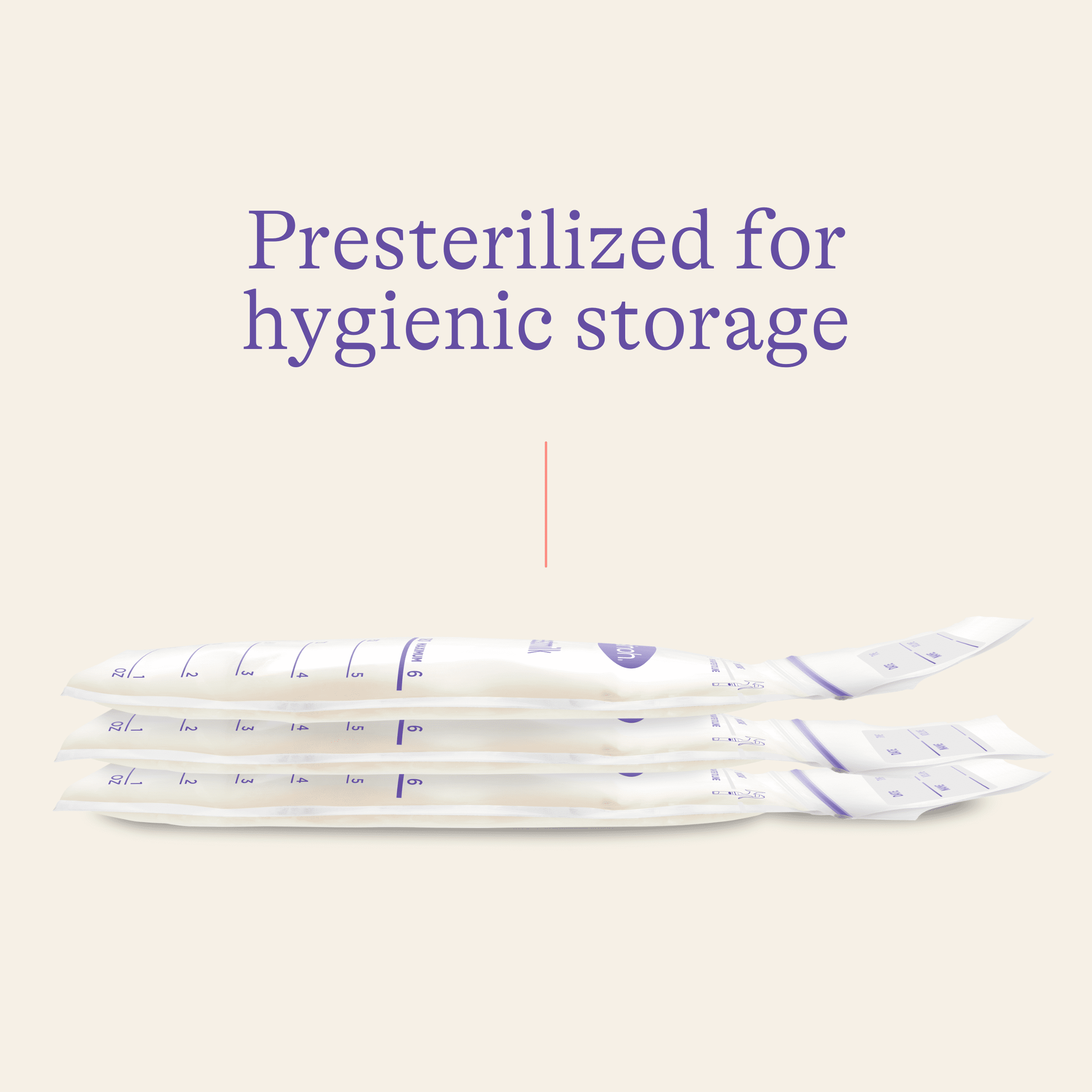 Lansinoh Breastmilk Storage Bags, 100 Count, 6 Ounce, Easy to Use Milk  Storage Bags for Breastfeeding, Presterilized, Hygienically Doubled-Sealed,  for