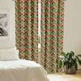 thumbnail image 2 of Ambesonne Retro Curtains, Pop Art Grunge Fruits, Pair of 28"x63", Multicolor, 2 of 5