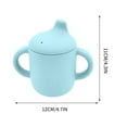 thumbnail image 2 of Amvlyk Infant Silicone Learning Drink Cup Snack Cup With Straw Infant Avoid Falls Training Cup, 2 of 5