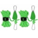 thumbnail image 1 of Cuerda Ajustable 4mm 4m Tensor Polea para Exteriores WDOplteas 2 Uds Verde, 1 of 9