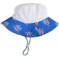 thumbnail image 3 of Baby Girls Boys Sun Hat with Bow UPF50+ Wide Brim Summer Bucket Sunscreen Caps for Babies Toddler, 3 of 7