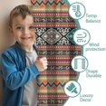 thumbnail image 3 of Blackout Kids Curtains,Orange Paisley Pattern Childrens Insulated Curtains Set Of 2,Bedroom Essentials,Toddler Room Decor 52x63in(132x160cm), 3 of 5