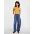 thumbnail image 3 of Scenario Women's Rib Tee with Short Sleeves, Sizes XS-XXXL, 3 of 6