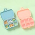 thumbnail image 5 of Dengjunhu Pill Organizer, Portable Pill Dispenser, Moisture-Proof Travel Pill Case for Vitamin, Medicine, Fish Oil/Supplements Extra Large 6 compartments, 5 of 7