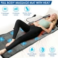 thumbnail image 6 of Full Body Massage Mat Pad for Bed, Massage Chair Pad with 9 Modes 9 Intensities, Vibrating Heating Massage Mattress Pad for Back, 3D Airbag Stretching for Neck, Back & Waist Relax, 6 of 6