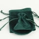 thumbnail image 3 of Sonducket Bolsa de joyería de terciopelo con cordón a prueba de polvo, organizador de embalaje de regalo de cumpleaños de boda, bolsas Ropa, zapatos y accesorios Miscelánea Fondo rojo/redondo, 3 of 6
