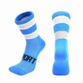 thumbnail image 1 of Cotton Reflective Cycling Socks High-Visibility Breathable Athletic Socks Bike Riding Running Socks for Men and Women Sky blue, 1 of 3