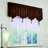 Regency Velvet Ascot Valance, Chocolate