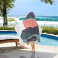 thumbnail image 3 of Yayeee Kids Hooded Towels Toddler Soft Absorbent Beach Bathing Wrap 50" x 23.5", Abstract Elephant, 3 of 5