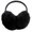 Black, variant on Plush Winter Earmuffs for Women Men Adjustable Faux Fur Fluffy Ear Muffs Foldable Furry Cute Ear Warmers for Cold Outdoor Black One Size