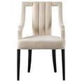 thumbnail image 6 of New Pacific Direct Viola 20.5" Velvet Fabric Klismos Chair in Beige/Dulce Sand, 6 of 6