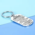 thumbnail image 6 of Grandson Gifts from Grandma Grandpa Grandparents Nana To My Grandson Keychain Inspirational Grandma's Gift for Grandson Halloween Gifts Teen Gifts Grandson Birthday Card Christmas Baptism, 6 of 6