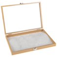 thumbnail image 2 of Caja organizadora de joyas de madera maciza Salvador 20 exhibidores, 2 of 8