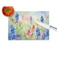 thumbnail image 4 of Texas Bluebonnets in Watercolor Glass Cutting Board Large 12 in x 15 in, 4 of 5