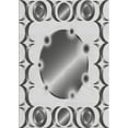 thumbnail image 1 of Ahgly Company Indoor Rectangle Patterned Platinum Gray Novelty Area Rugs, 2' x 5', 1 of 6