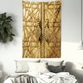 thumbnail image 3 of Moroccan Tapestry, Main Gates of Royal Palace in Marrakesh Morocco Travel Tourist Attraction Photo, Wall Hanging for Bedroom Living Room Dorm Decor, 40W X 60L Inches, Pale Brown, by Ambesonne, 3 of 5