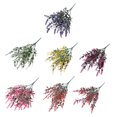 thumbnail image 2 of Ruiboury 4x Low Maintenance Artificial Flowers Versatile And Long-lasting Realistic Appearance Plastic Artificial Lavender Dark pink 1Set, 2 of 6