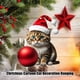 thumbnail image 4 of Gato Navidad lindos adornos colgantes acrílico árbol coche colgante decoraciones (E), 4 of 6