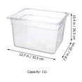 thumbnail image 2 of Pretyzoom Transparent Slow Cooking Container with Reusable Plastic for Easy Storage and Cooking, 2 of 6