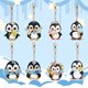 thumbnail image 3 of (LY265) (Diamante Doble Cara 8 Piezas) Llavero Con DIY Animal Pequeño Pingüino, 3 of 9