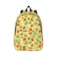 thumbnail image 2 of Rocae Floral Strawberr for Durable Canvas Backpack Leisure Large Bag Travel Rucksack Multi-function Backpack Small, 2 of 8