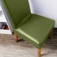 thumbnail image 4 of Rosnek PU Leather Dining Chair Cover Waterproof Wedding Banquet Chair Slipcovers, 4 of 5