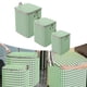 thumbnail image 2 of Contenedores de almacenamiento para armario con tapa Contenedores para suéteres para armarios Bolsa de almacenamiento de pata de gallo verde Gran capacidad Ropa plegable Armario portátil, 2 of 7