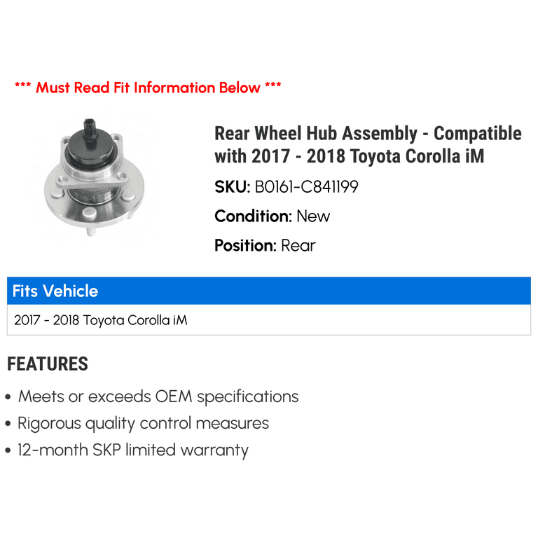 Rear Hub Assembly Torque Specs And Bolt Specs Toyota Nation, 48 OFF