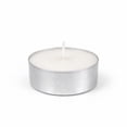 thumbnail image 2 of Efavormart 125 Pack Unscented White Tealight Candles, Dripless Wax in Metal Cups for Wedding, Party & Event – 1.5"W x 0.5"H, 2 of 4