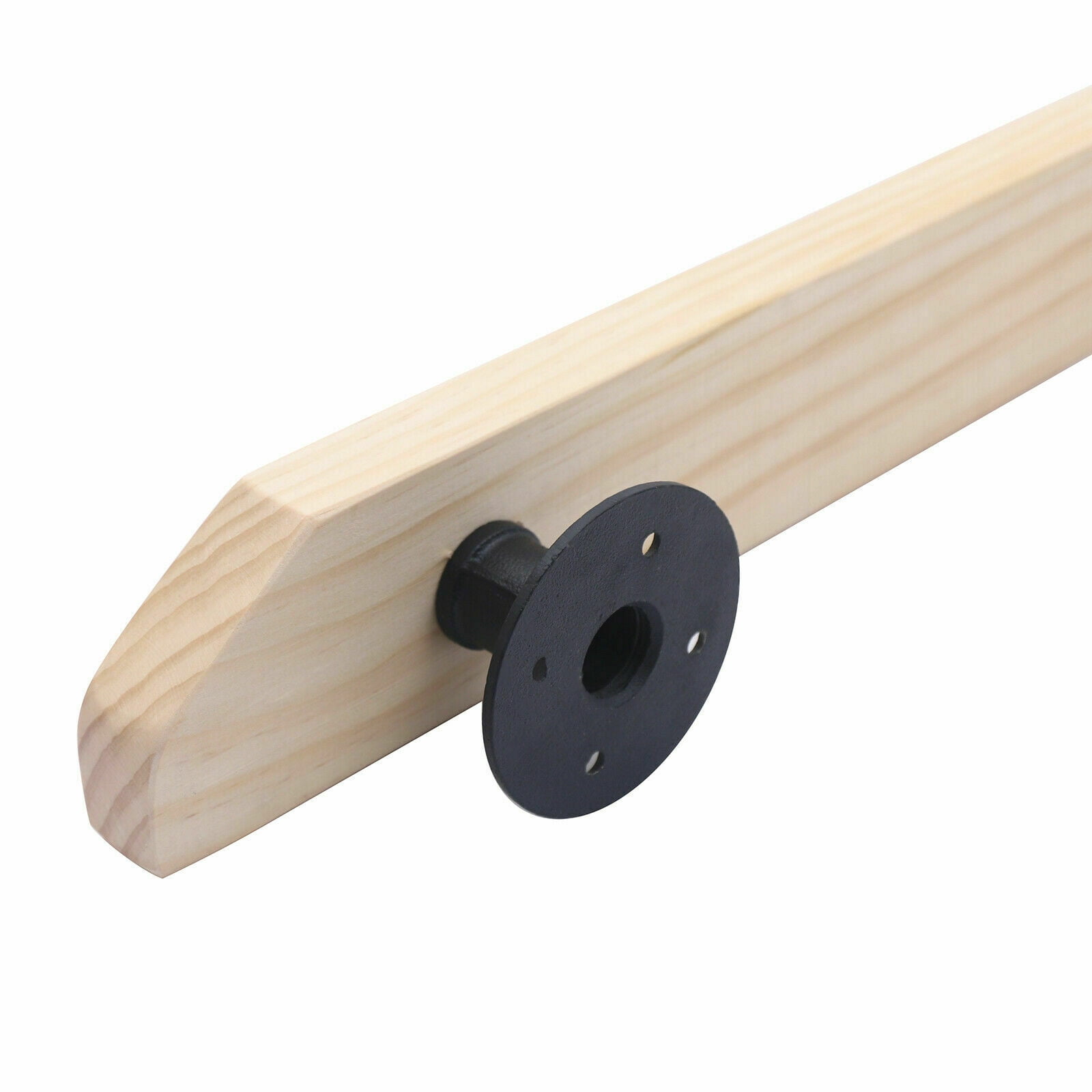 Buy Miumaeov 3.3ft Wood No-Slip Staircase Handrail Rustic Stairway Hand ...