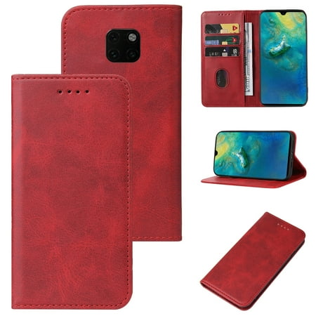 For Huawei Mate 20 Magnetic Closure Leather Phone Case