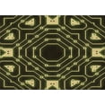 thumbnail image 1 of Ahgly Company Machine Washable Indoor Rectangle Transitional Midnight Gray Area Rugs, 8' x 10', 1 of 7