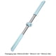 thumbnail image 3 of Ajustable Yoga Stick Cross Jorobado Corrección para Niño Adulto (Azul), 3 of 6