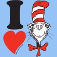 thumbnail image 2 of Dr. Seuss I Heart The Cat in the Hat  Graphic T-Shirt, 2 of 3