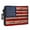 Multicolor, variant on American Flag Outdoor TV Cover for 52"-55" Television, Red White Stripe Blue Star Waterproof Weatherproof TV Screen Protector with Remote Control Pocket