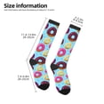 thumbnail image 5 of Bingfone Compression Socks For Women And Men Long Socks For Running Athletic Cycling Nurse-Donuts, 5 of 9