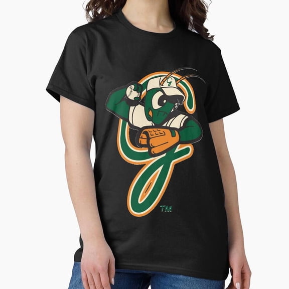 Greensboro Grasshoppers Minor League Baseball Team H38513 Unisex T-Shirt, Up to 5XL Available