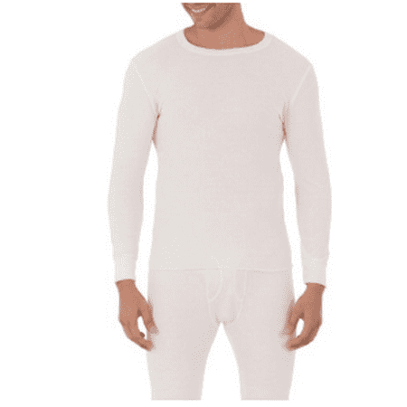 Fruit of The loom Men's Soft Waffle Waffle Baselayer Crew Neck Top Thermal underwear for