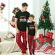 thumbnail image 3 of Pijamas navideños a juego para la familia, conjunto de Pijamas cortos negros con My Gnomies, navidad, 3 of 4