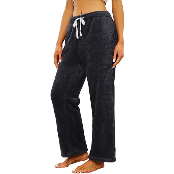 U2SKIIN Women's Pajamas Pants, with Pockets Pj Bottoms Lounge Soft Fluffy Sleepwear,