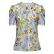 thumbnail image 5 of Puntoco Liquidación de blusas cortas para mujer, blusa holgada informal de manga corta a la moda para mujer, 5 of 5