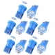 thumbnail image 1 of 10Pcs Vehículo T10 Leds Bombilla Azul Luz Cuña Lateral Señalizadora de Salpicadero 12VDC, 1 of 1