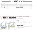 thumbnail image 2 of Bigersell Sports Bra for Women Cheap Strappy Bra T Shirt Bra Push-Up Bra Style R-132 Lace Bra Sports Bras Women's Padded Bra Hook & Eye Bra Closure Black XL, 2 of 3