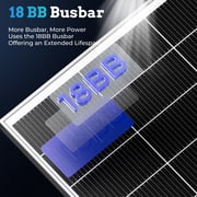 ECO-Baeerss 1200W 12/24V Solar Panel 4 Pack 300W Monocrystalline for RV Boat Rooftop Car Camping Marine Farm Battery