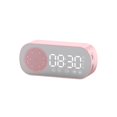 thumbnail image 1 of Bluetooth Despertador Reloj dual Espejo para en el dormitorio - Rosa Sunnimix Despertador digital, 1 of 7
