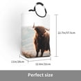 thumbnail image 3 of KLL Scottish Cow In Isle Of Skye Laundry Hamper,Large Canvas Fabric Lightweight Storage Basket Toy Organizer Dirty Clothes Collapsible Waterproof, 3 of 6